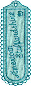 American Staffordshire Bookmark