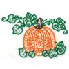 Pumpkin with Leaves Filigree