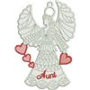 Free Standing Lace Family Heart Angel 10