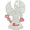 Free Standing Lace Inspiration Heart Angel 4