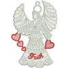 Free Standing Lace Inspiration Heart Angel 6