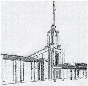 Santiago Chile Temple / Smaller
