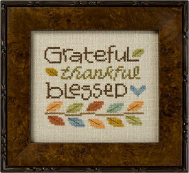 Grateful - Thankful - Blessed Snippet Pattern