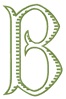 Baroque 1 XL Letter B, Larger