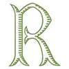 Baroque 1 XL Letter R, Larger