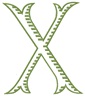 Baroque 1 XL Letter X / Larger
