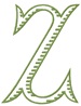 Baroque 1 XL Letter Z / Larger