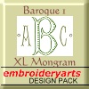 Baroque XL Monogram Set 1