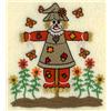 Scarecrow Woman with Butterflies