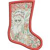 Free Standing Lace Christmas Stocking 2