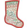 Free Standing Lace Christmas Stocking 8