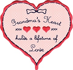 Grandma's Heart (Applique)