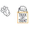 Trick or Treat Ghost Hands Small