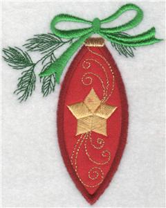 Applique Christmas Ornament 1