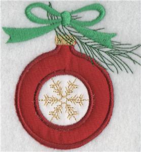 Applique Christmas Ornament 3