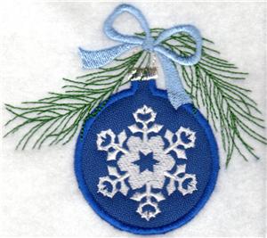 Applique Christmas Ornament 8