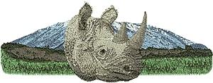 Rhino Head/Mountain