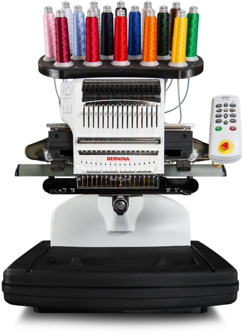 Bernina® E 16 Multi-needle sewing machine.