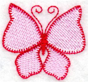 Little Butterfly 12 w/ E-stitch Outline