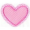 Filigree Applique Heart 6 w/Dot App. Stitch