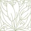 Pastel Flower Quilt Block 10, Med