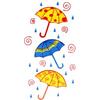 Springtime Rain/Three Umbrellas