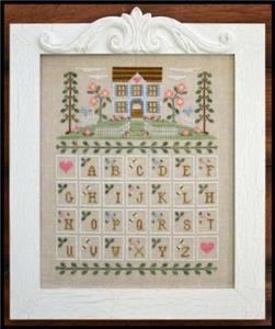 Cottage Alphabet Cross Stitch Pattern