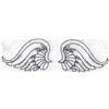 angel wings 3 outline