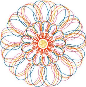 Spiral Flower - 5"