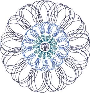 Spiral Flower - 8"
