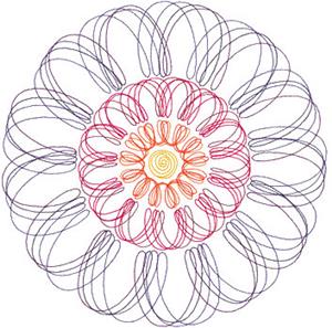 Spiral Flower - 10"