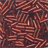 Mill Hill Small Bugle Beads - 6mm long / 72052 Red Velvet