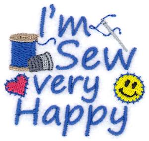 I'm Sew Very Happy Notion