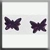 Mill Hill Glass Treasures / Petite Butterfly Matte Light Amethyst 12124