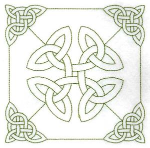 Celtic Knot Stipple 3 Square