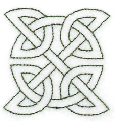 Celtic Knot Stipple 4 Small
