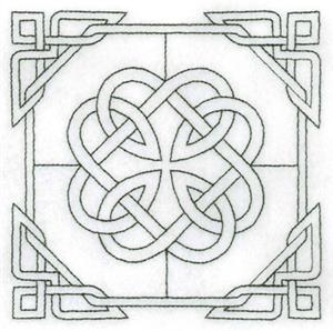 Celtic Knot Stipple 5 Square