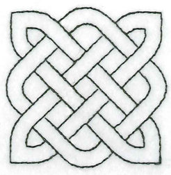 Celtic Knot Stipple 6 Small