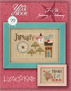 January/February Yearbook Double Flip Cross Stitch Patterns