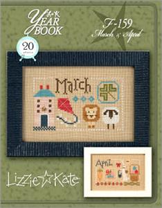 March/April Yearbook Double Flip Cross Stitch Patterns