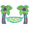 Palm Trees with Hammock Applique (Larger)