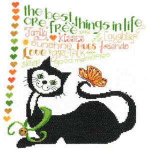 Best Things In Life Cross Stitch Pattern