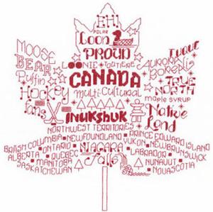 Let's Visit Canada Cross Stitch Pattern