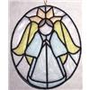Stained Glass Praying Angel