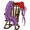 Rocking Chair/Hat/Boa