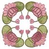 Water Lily Applique, Full Size