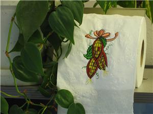 Embroidery on Toilet Paper