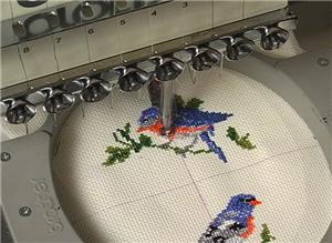 Cross-stitching With an Embroidery Machine
