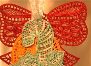 Freestanding Lace Christmas Ornaments Project