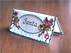 Holiday Place Card or Business Card Holders